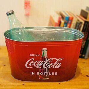 Coca Cola Tub Container with Handles